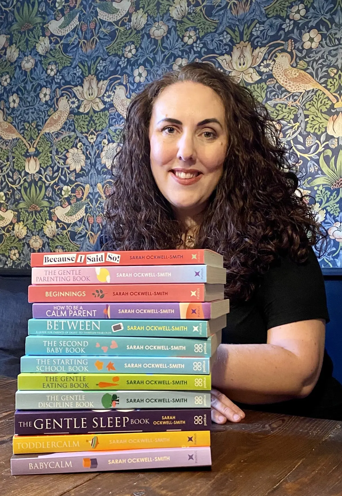 Sarah Ockwell-Smith behind her books