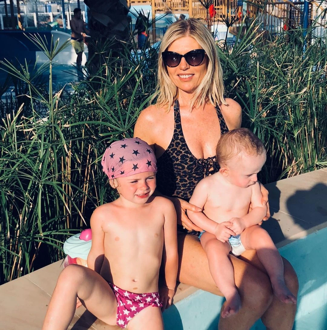 Abbey Clancy has four kids, two daughters and two sons
