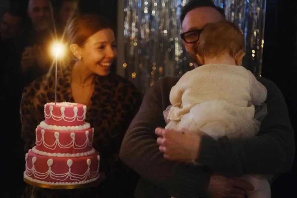 Stacey Dooley and Kevin Clifton marked baby Minnie's first birthday