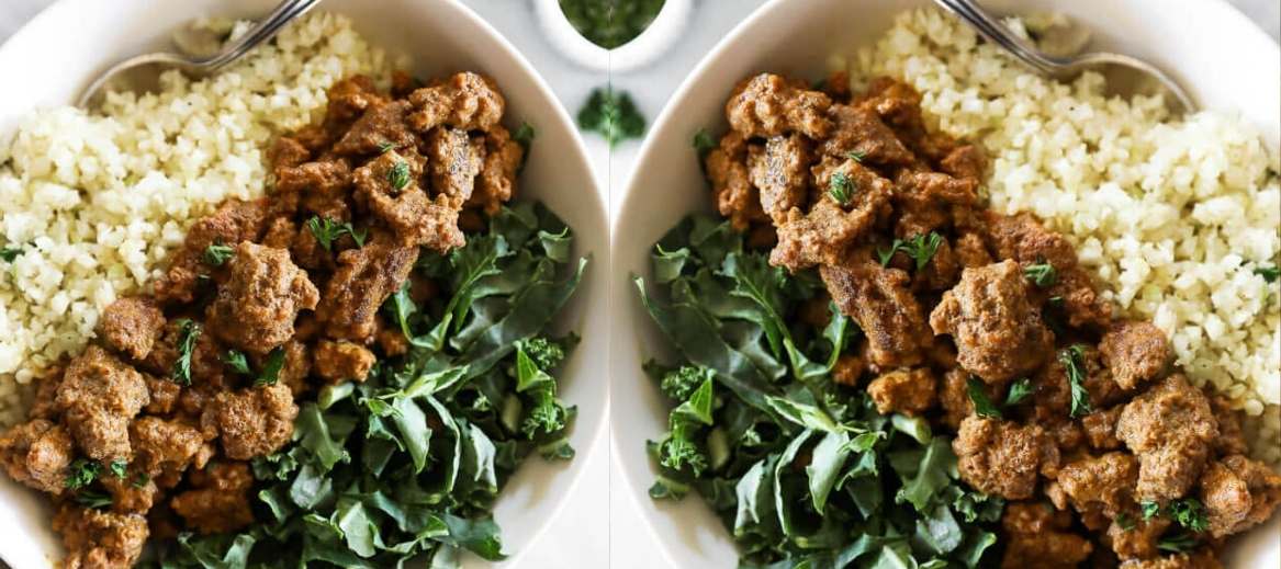 Easy Curry Beef Rice Bowls