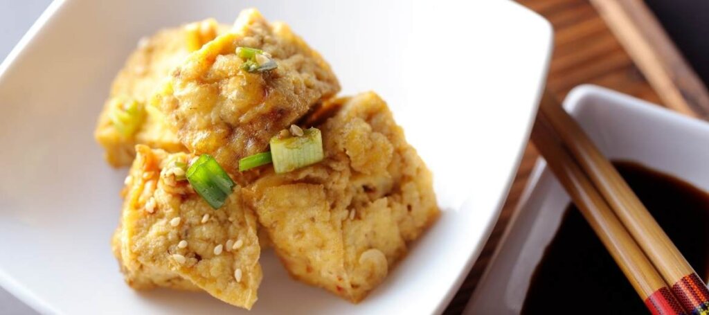 Fried Tofu Sheets Chinese Style
