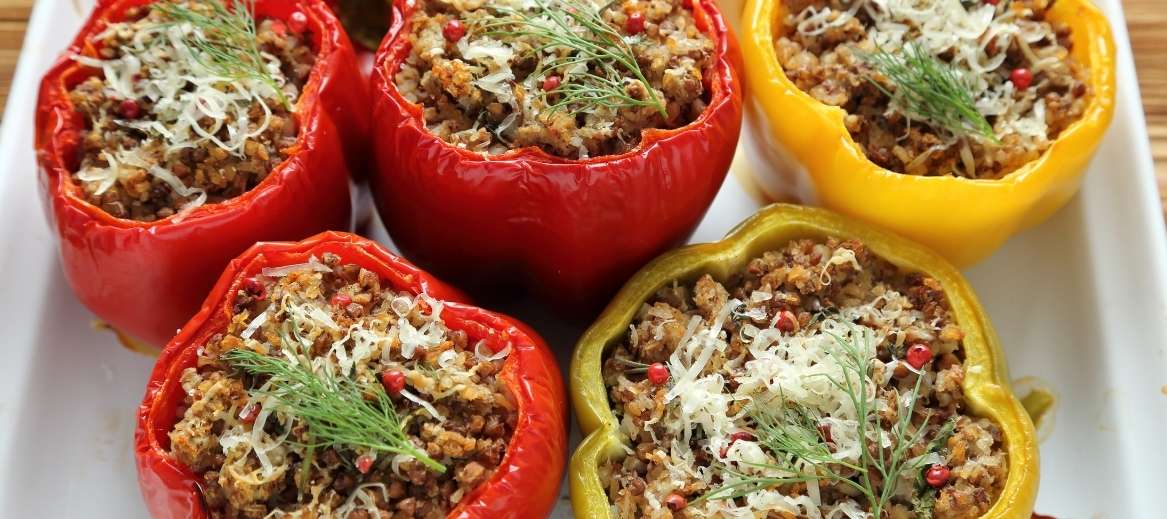 Stuffed Peppers Chinese Style
