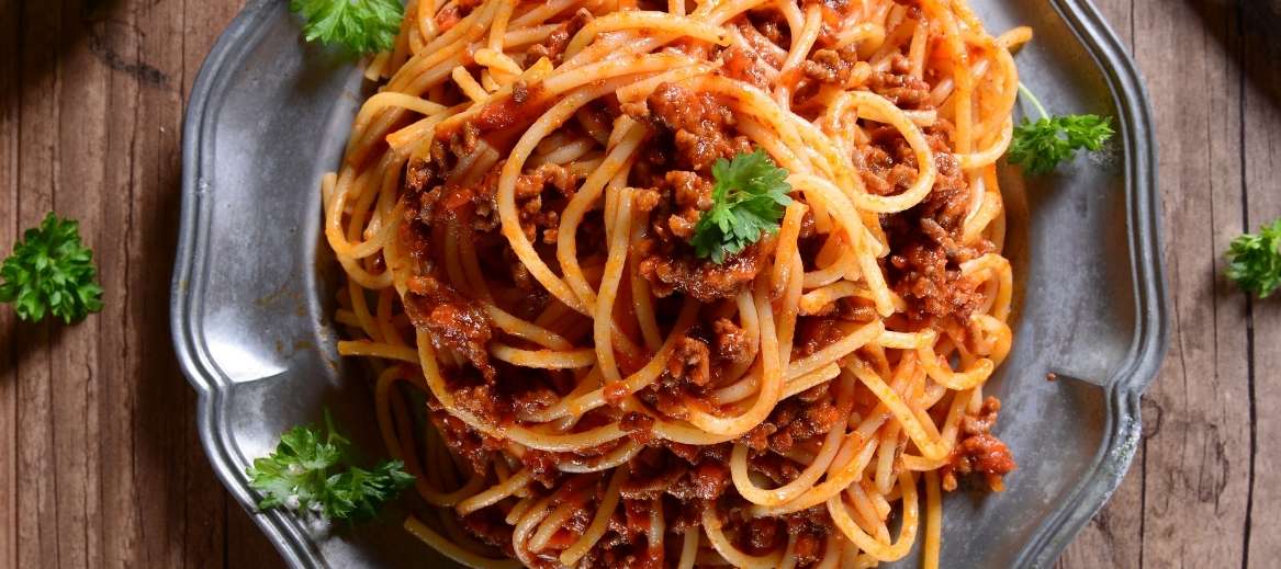 Spaghetti Bolognese Chinese Style