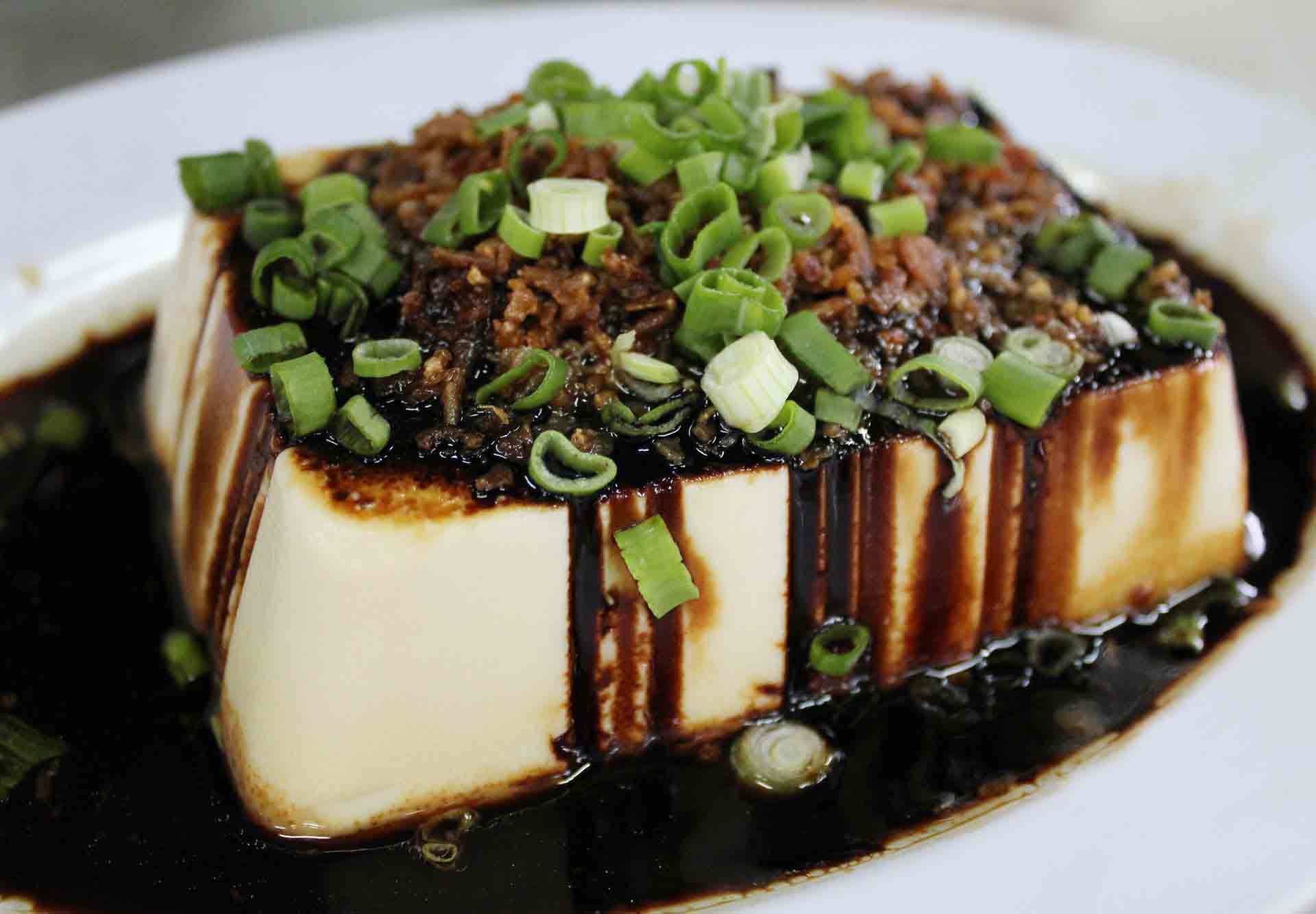 Cantonese-Style Steamed Tofu
