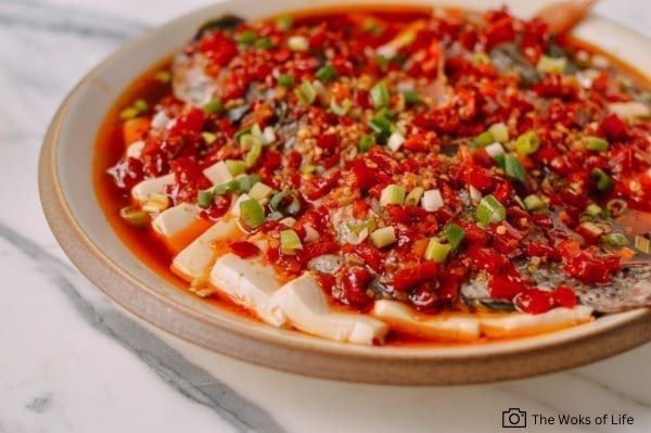 Spicy Hunan Steamed Tofu