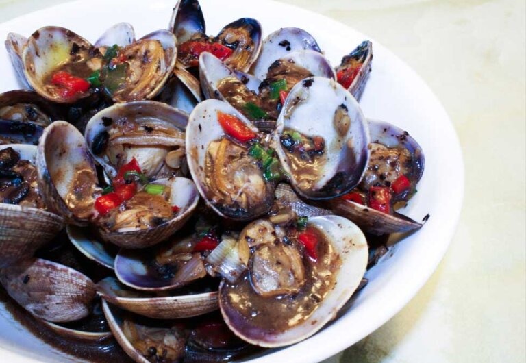 StirFried Clams In Black Bean Sauce