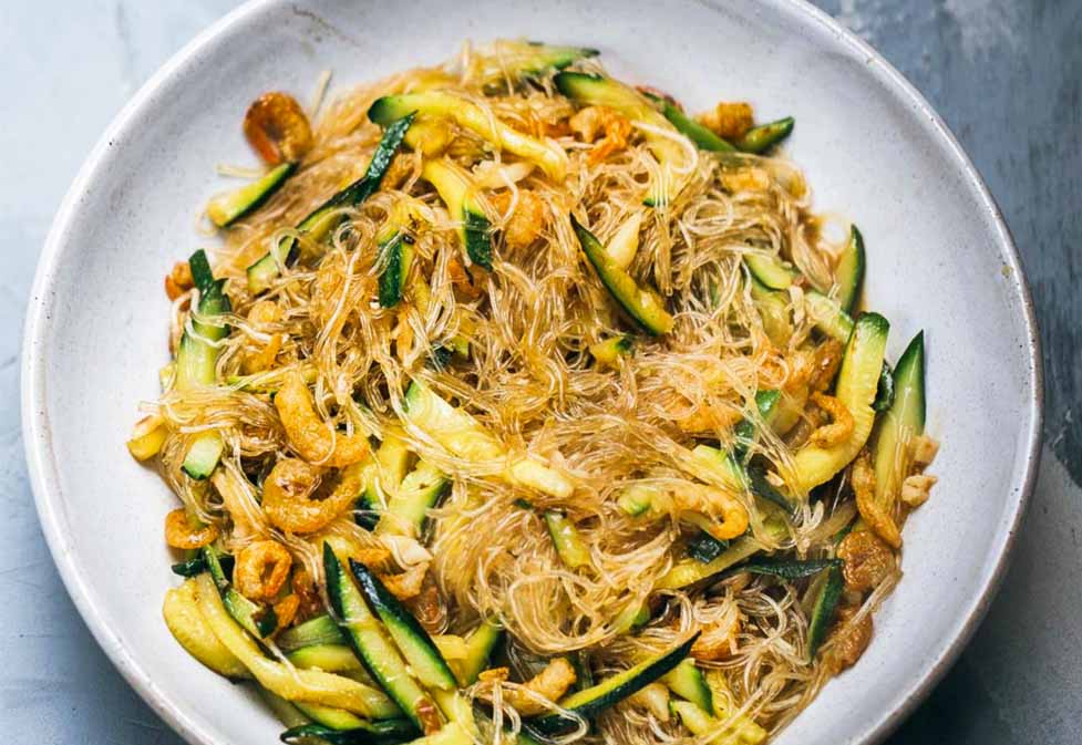 Zucchini With Glass Noodles