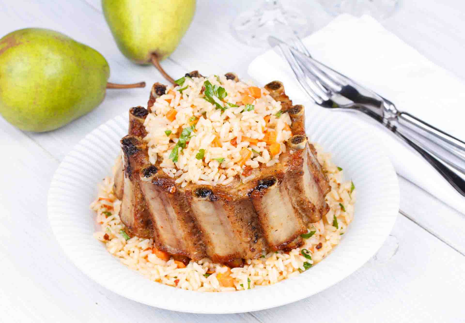 Pork Ribs and Rice in Your Rice Cooker