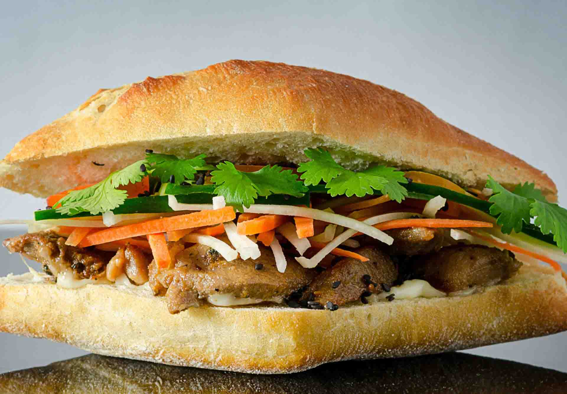 Vietnamese Banh Mi Meets Classic Burger