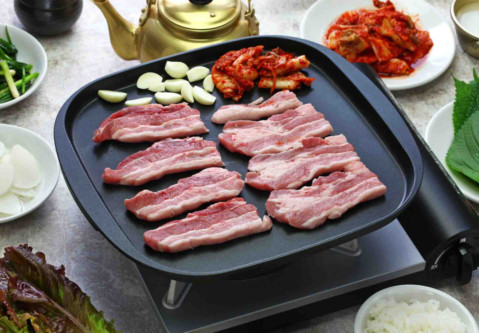 Korean BBQ with Succulent Pork Belly