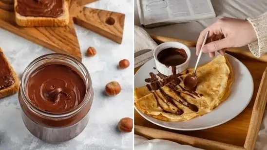 World Nutella Day 2024: The creamy spread is as delectable on your slice of bread as it is on your soft breakfast pancake.(Freepik)