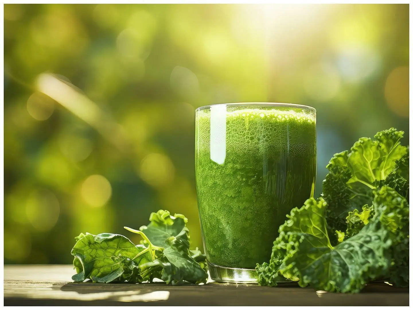 Spinach adds healthy nutrients in this smoothie (Image via Vecteezy)
