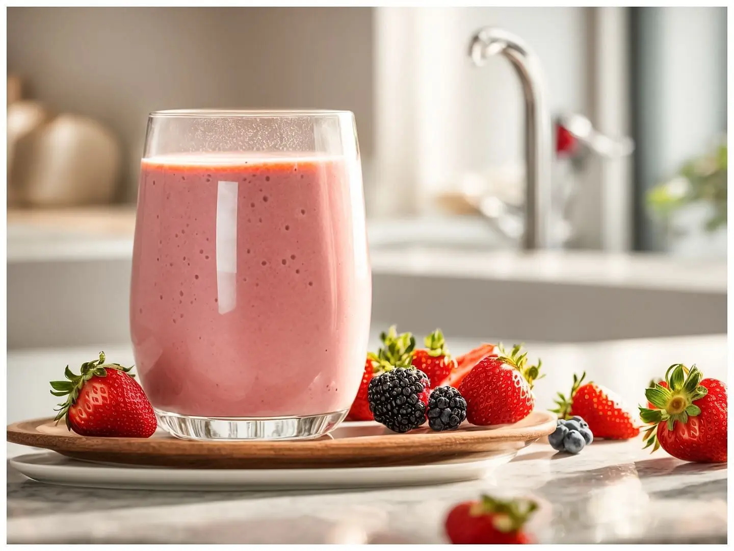 An antioxidant-rich berry smoothie (Image via Vecteezy)