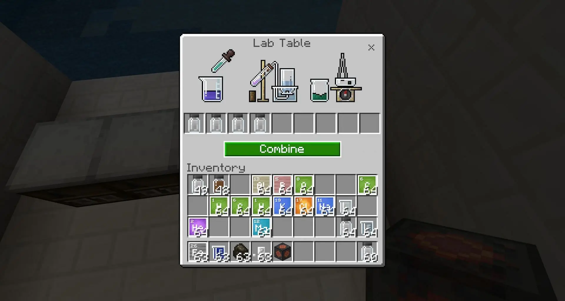 Create an ice bomb in Minecraft (Image via Mojang)