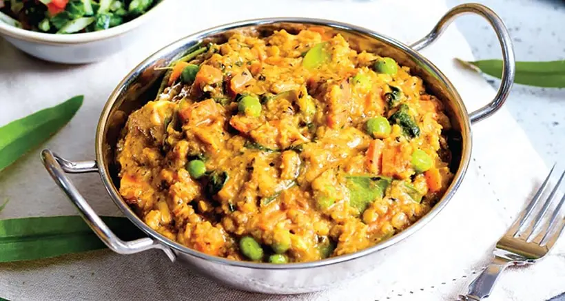 Vegetable Dhansak - vegan Indian recipes