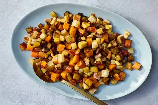 Roasted Root Vegetables With Hot Honey