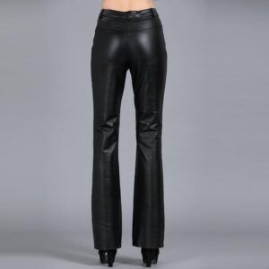 Jeweled Leather Leggings