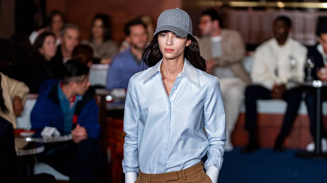 Tommy Hilfiger takes over the Oyster Bar in Grand Central for a joyous New York-centric fashion show