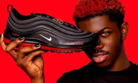 MSCHF’s Satan shoes – 666 pairs were released in collaboration with the rapper Lil Nas X