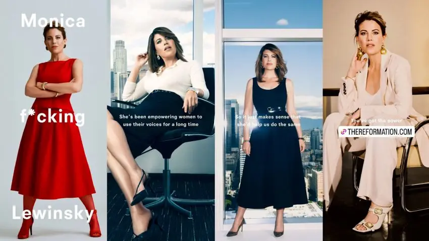monica lewinsky reformation fashion