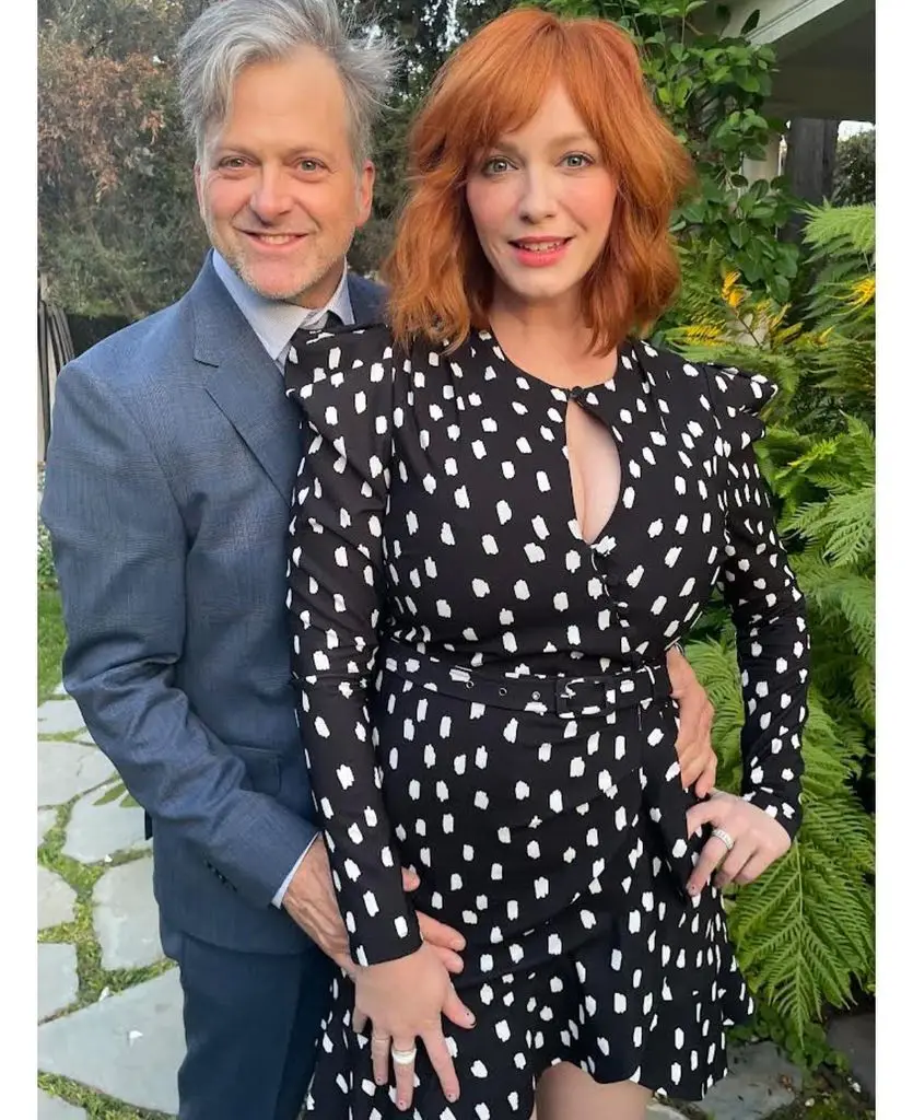 christina hendricks and fiance george bianchini