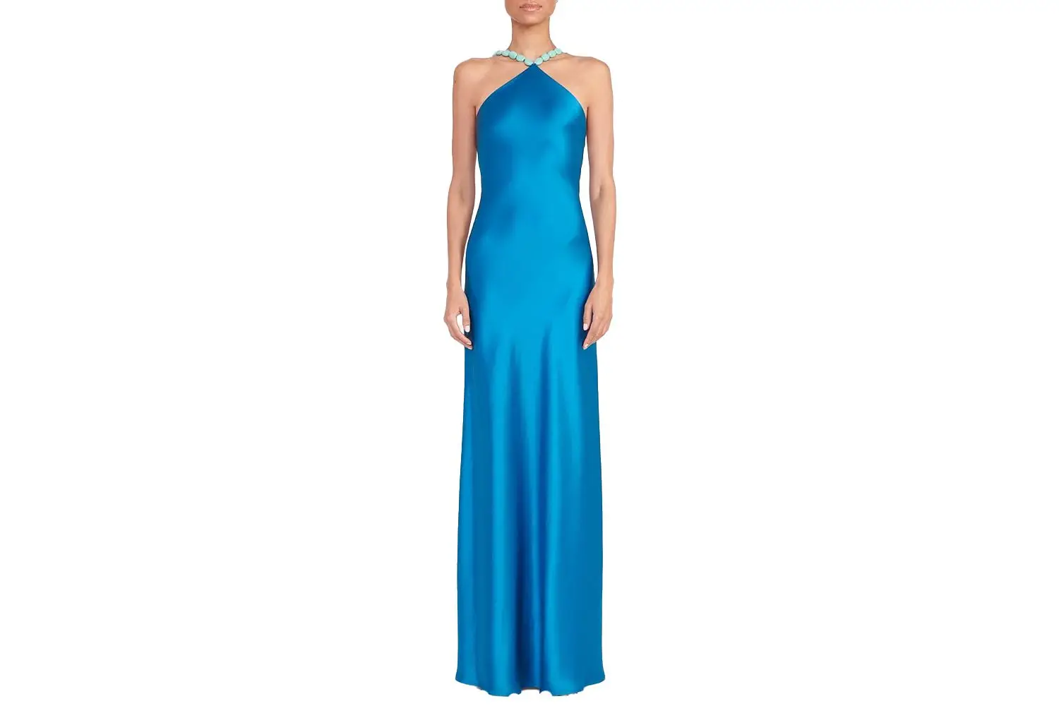 Staud Cadence Dress in Island Blue