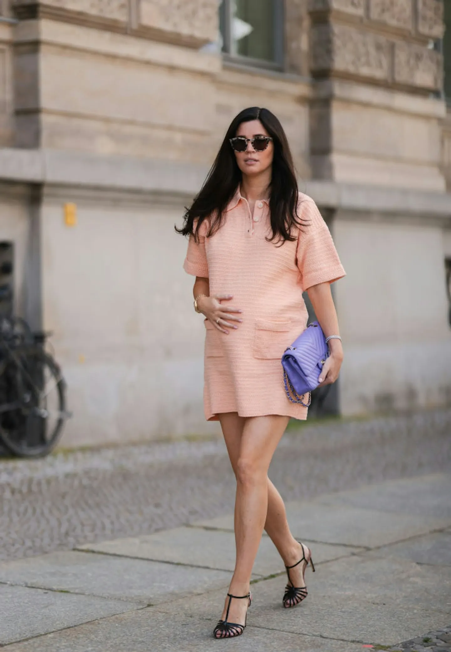 shift dress street style