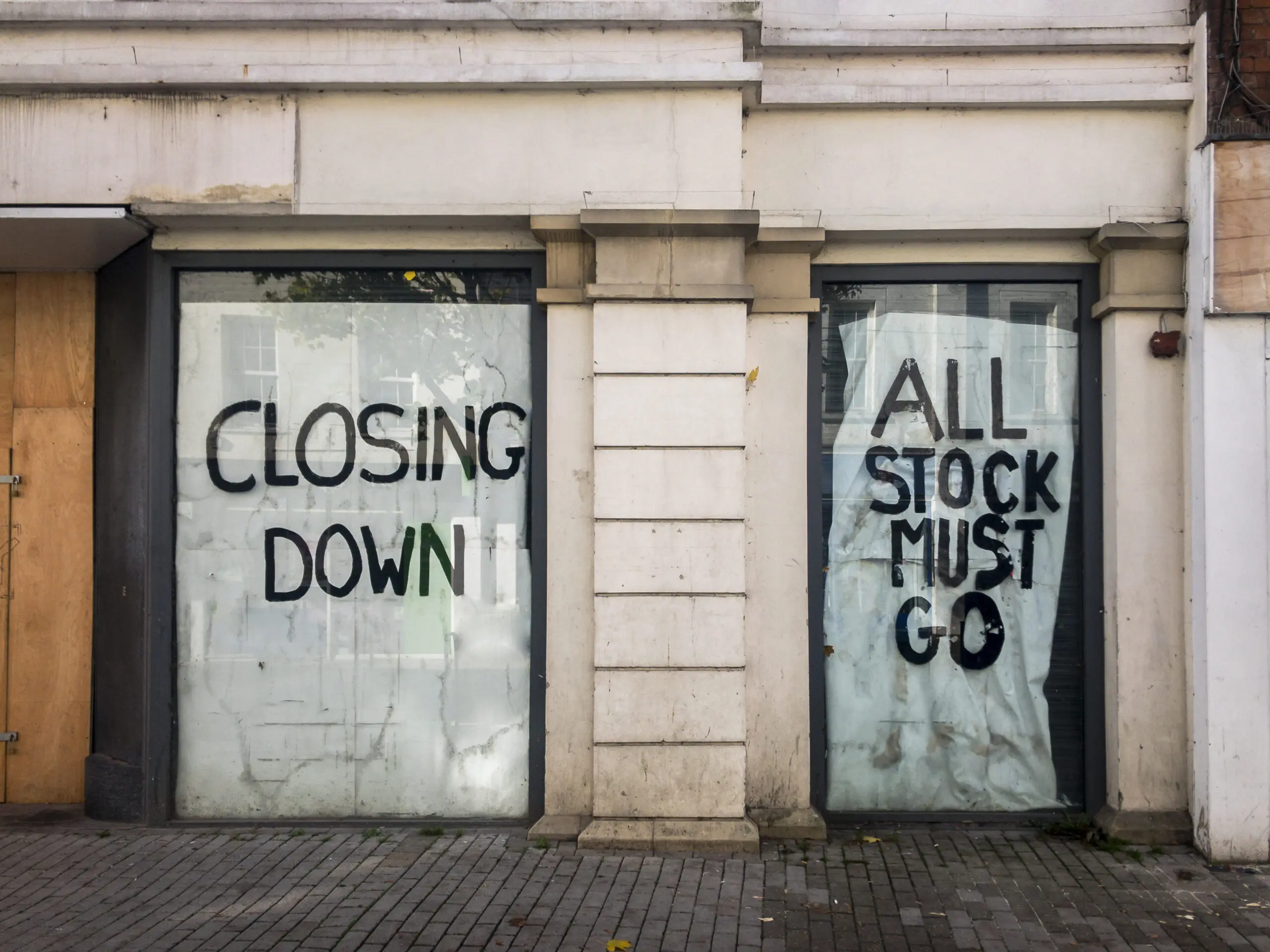 Many large chains have shut high street stores across Britain