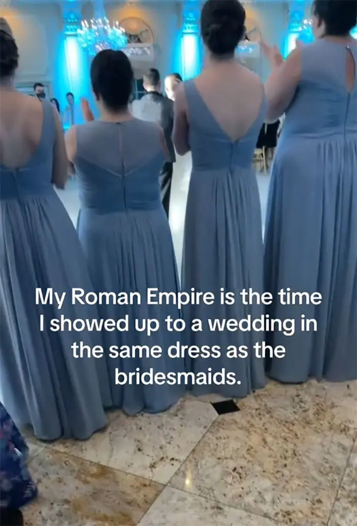 Woman Shows Up To Wedding Wearing Bridesmaids’ Dress, Sparks Debate About Etiquette