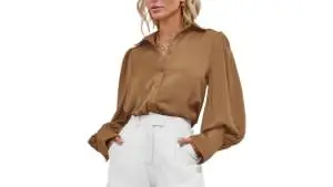 BTFBM Satin button-down shirts