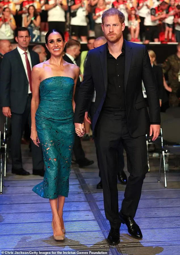 Meghan Markle and Prince Harry at the Invictus Games in Dusseldorf on September 16, 2023