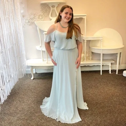 The nonprofit has a huge selection of dresses in a variety of sizes and styles, being sold for $5. Photo courtesy of A Beautiful Me.