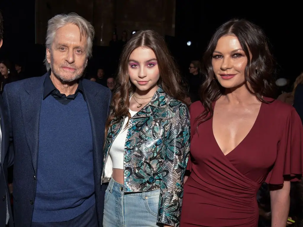 Michael Douglas and Catherine Zeta-Jones with daughter Carys Zeta-Douglas