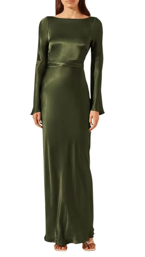 winter-wedding-guest-dress-shona-joy-green