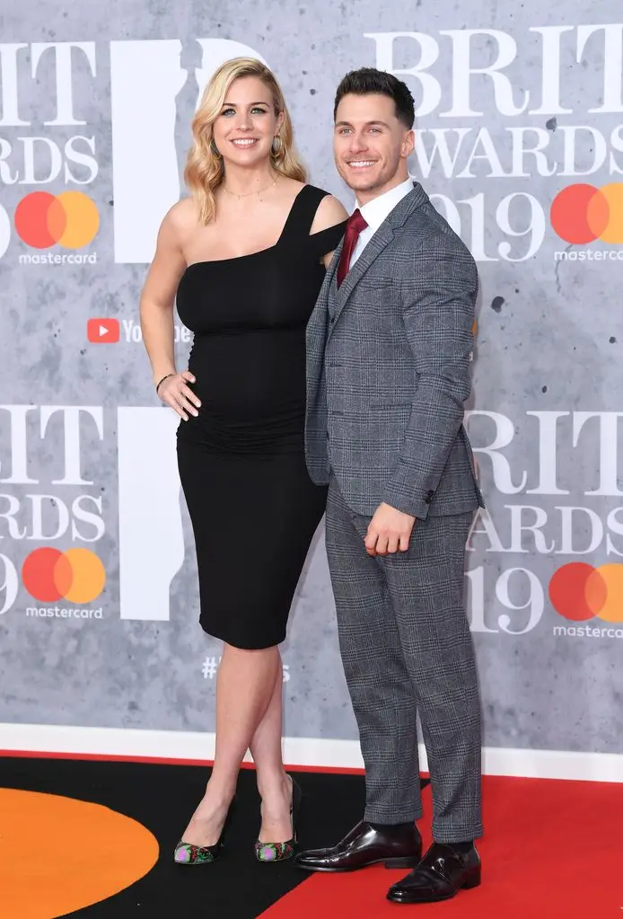 Gorka Marquez and Gemma Atkinson BRIT Awards