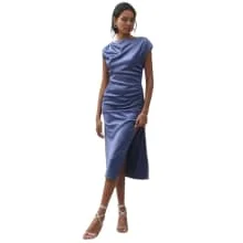 Product image of BHLDN Francesca Satin Midi Dress with High-Voce Stretch Satin