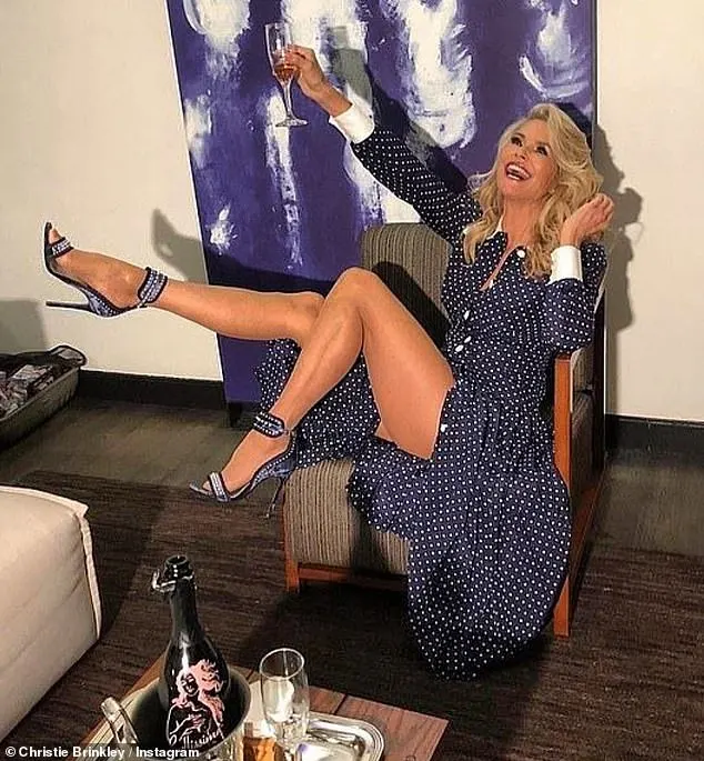 Christie Brinkley took to Instagram to share a leggy new photo with her 900,000 followers