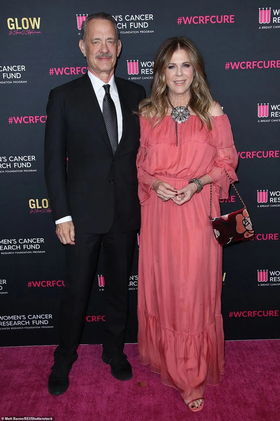 Hollywood's golden couple Tom Hanks, 67, and Rita Wilson, 67, enjoyed a date night at the fundraiser