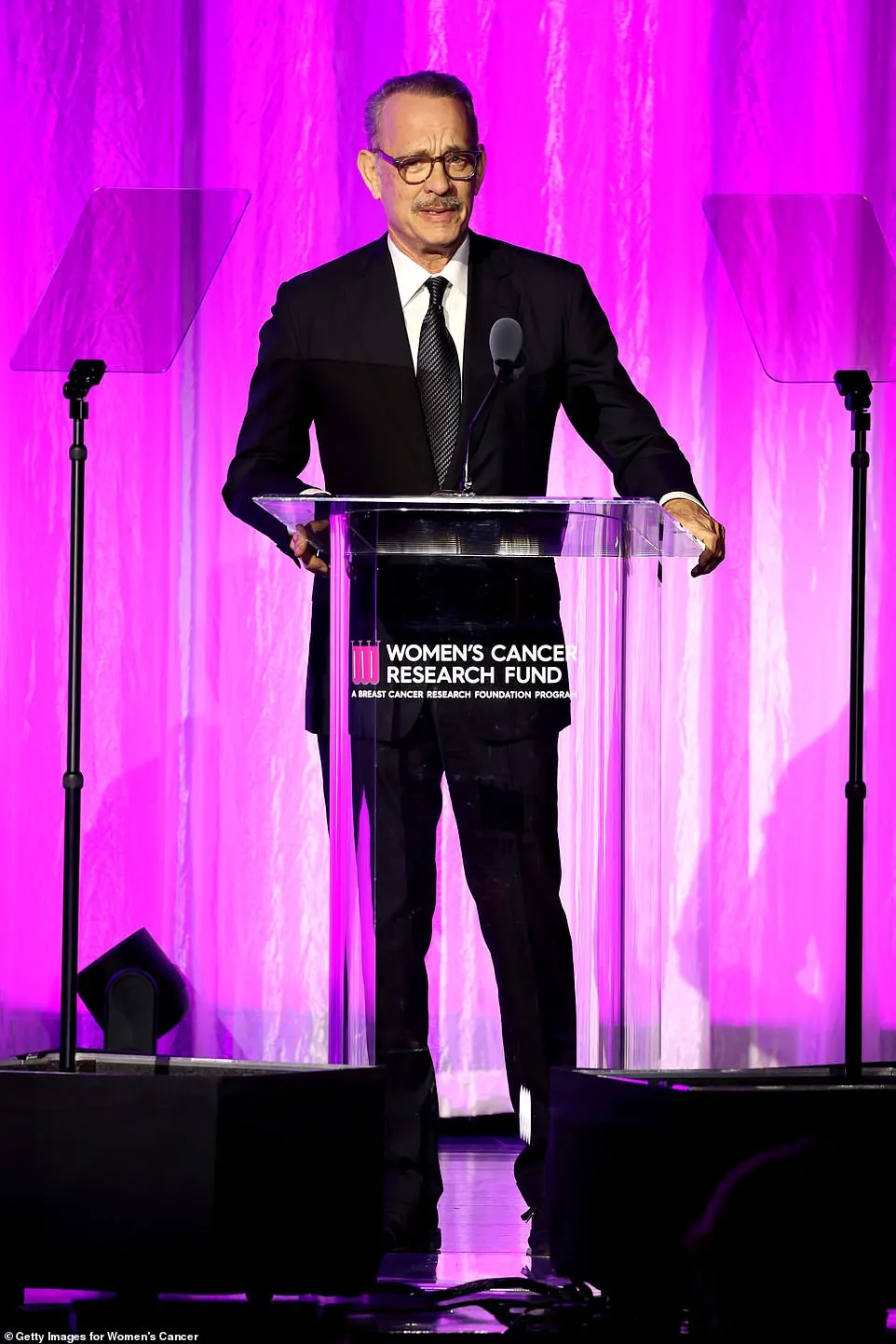 Honorary Chair Tom Hanks was seen speaking at the event