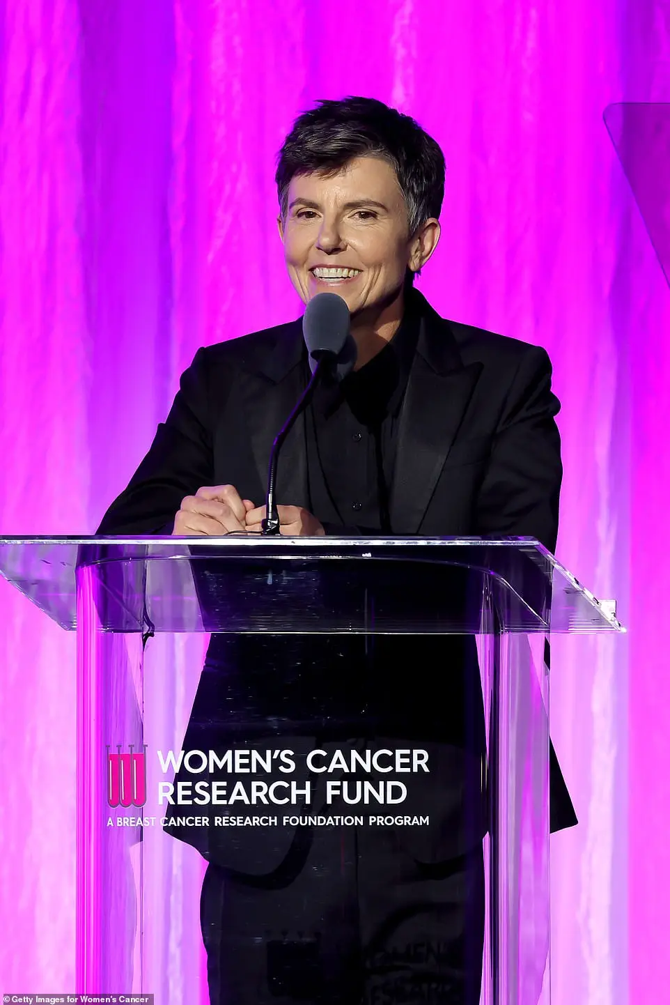 Comedian Tig Notaro, 53, addressed the crowd