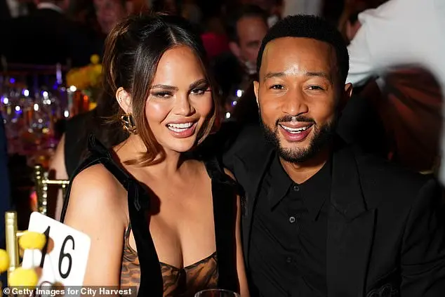 Legend was also seen enjoying the annual fundraising gala with his wife Chrissy Teigen