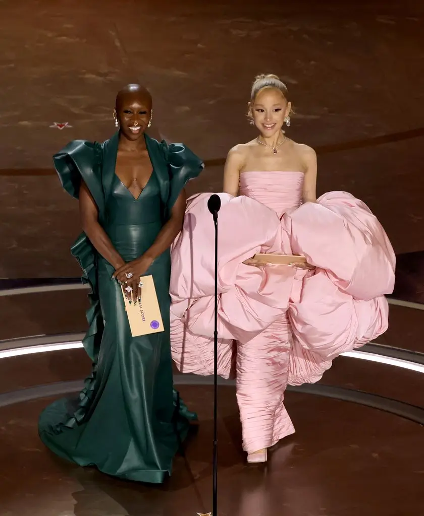 Cynthia Erivo and Ariana Grande looked like Elphaba and Glinda at the 96th Annual Academy Awards