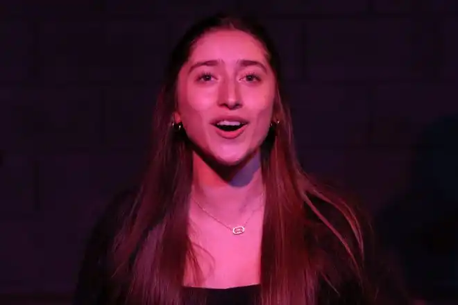 Lila Guzman performs 