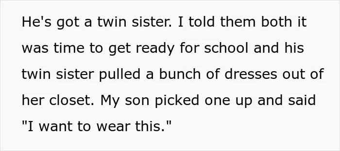 Dad Lets Son Wear A Dress To School, His Wife Is Furious After School Calls To Pick Him Up