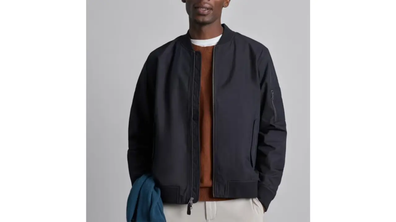 sustainable brands everlane bomber