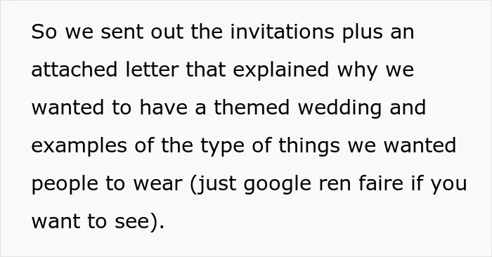 Geeky Couple Plans A Fantasy-Themed Wedding, Imposes A Dress Code That Stirs Up Family Drama