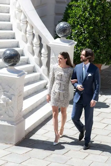 charlotte casiraghi wedding dress civil ceremony