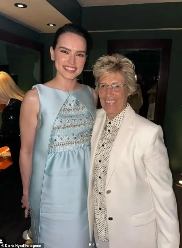 Daisy and Diana pictured together at the premiere