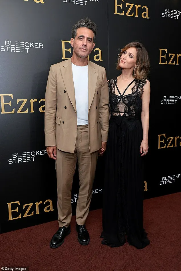 Longtime partners Rose Byrne and Bobby Cannavale held hands as they arrived at the premiere of their new film Ezra in New York City on Thursday