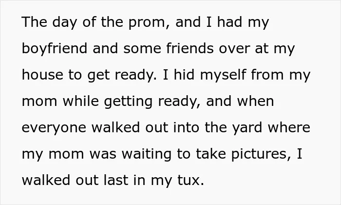 Mom Is Disappointed With Daughter’s Prom Dress, Her Petty Revenge Leaves The Mom Speechless